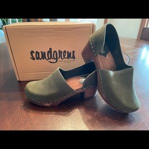 Sandgrens Swedish Wooden Closed Back Clog Brett